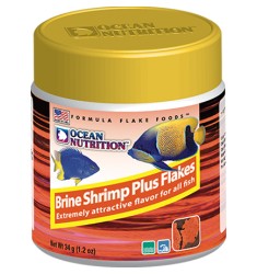 Brine Shrimp Plus Flake Корм для морских рыб Ocean Nutrition Хлопья - Артемия Плюс 34 г